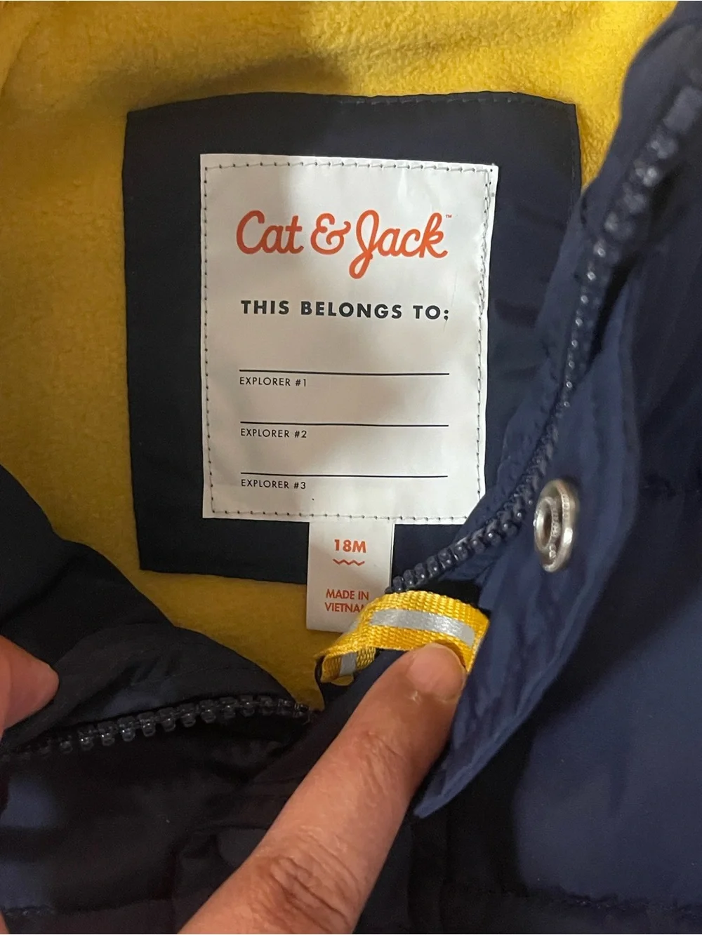 Cat & Jack Toddler Winter Coat & Snow Bib